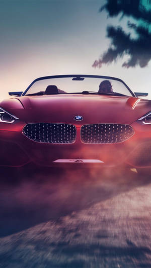 Metallic Red Bmw Iphone X Wallpaper