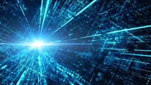 Metaverse Digital Data Flow Wallpaper