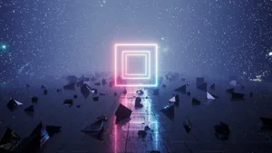 Metaverse Digital Gateway Wallpaper