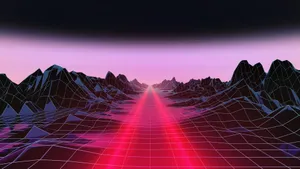 Metaverse Digital Landscape Wallpaper