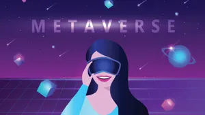 Metaverse Virtual Reality Experience Wallpaper