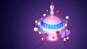 Metaverse Virtual World Launch Wallpaper