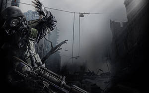 Metro 2033 Black Aesthetic Wallpaper