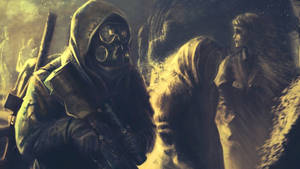 Metro 2033 Ranger And Ghosts Wallpaper