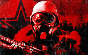 Metro 2033 Red Artyom Art Wallpaper