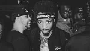 Metro_ Boomin_ Black_and_ White_ Club_ Scene Wallpaper