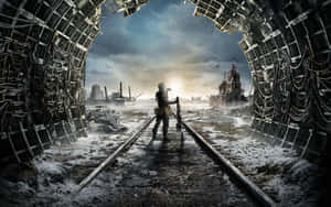 Metro Exodus Post Apocalyptic Scene Wallpaper