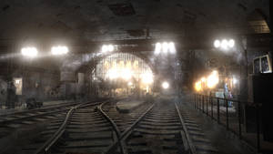 Metro Exodus Train Station Wallpaper