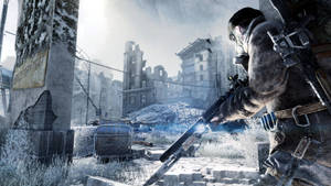 Metro Last Light Redux Ruined City Wallpaper