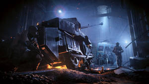 Metro Last Light Redux Tunnel Vehicles Wallpaper