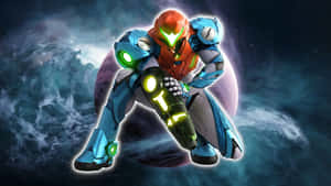 Metroid Dread Samus Aran Planet Wallpaper