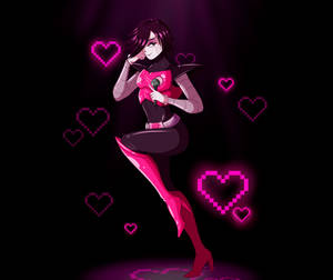 Mettaton Pixel Heart Wallpaper