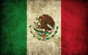 Mexican Flag Grungy Texture Wallpaper