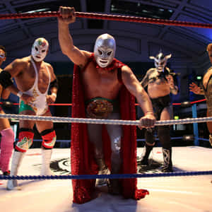 Mexican Masked Wrestler El Santo Son El Hijo Del Santo Wallpaper