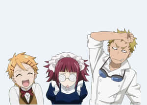 Mey-rin, A Confident And Skilled Maid From The Black Butler Series Wallpaper