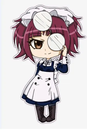 Mey-rin, The Skilled Maid And Sharpshooter From Black Butler Wallpaper