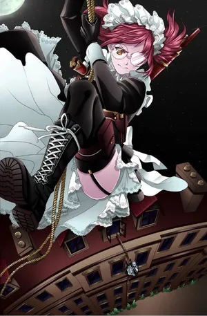 Mey-rin, The Skilled Sniper Maid Of The Phantomhive Household Wallpaper