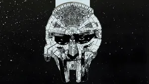 Mf Doom Mask In Space Wallpaper