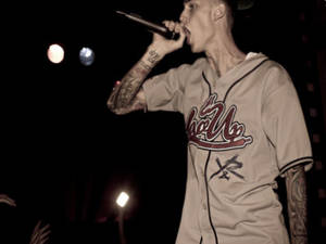 Mgk Lace Up Jersey Wallpaper