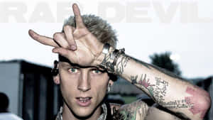 Mgk With I Love You Gesture Wallpaper