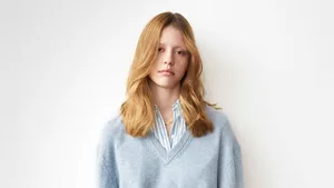 Mia Goth Casual Portrait Wallpaper