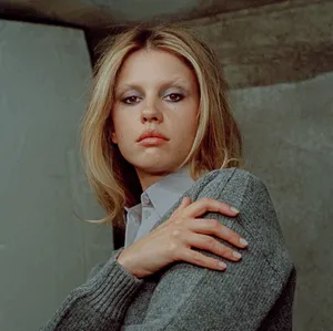 Mia Goth Intense Gaze Wallpaper