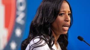Mia Love Delivering An Inspiring Speech Wallpaper