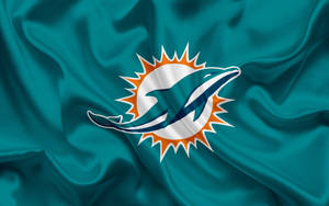 Miami Dolphins Fabric Wallpaper