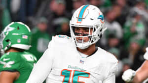 Miami Dolphins Player Action Shot Wallpaper
