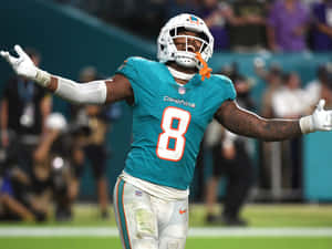 Miami Dolphins Player Celebration Wallpaper