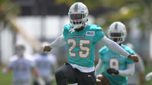 Miami Dolphins Xavien Howard Football Wallpaper