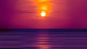 Miami Florida Sunset Gradient Wallpaper