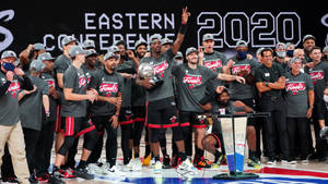 Miami Heat Eastern Conference Champion Wallpaper