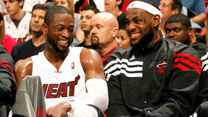 Miami Heat Lebron And Wade Wallpaper