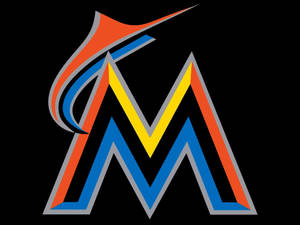 Miami Marlins 2012 Black Background Wallpaper