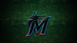 Miami Marlins Baseball Field Design Wallpaper