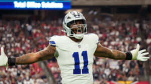 Micah Parsons Celebration Dallas Cowboys Wallpaper