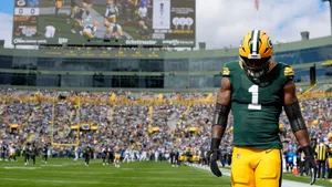 Micah Parsons On Football Field Wallpaper