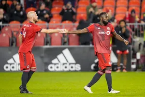 Michael Bradley And Jozy Altidore Against Cf Montreal Wallpaper