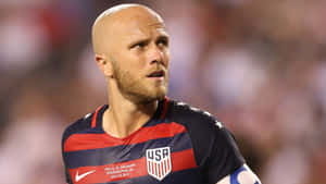 Michael Bradley In Action At The 2017 Concacaf Gold Cup Wallpaper