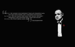 Michael Corleone Portrayed By Al Pacino Wallpaper