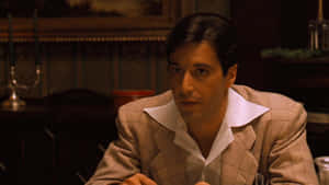 Michael Corleone White Suit Wallpaper