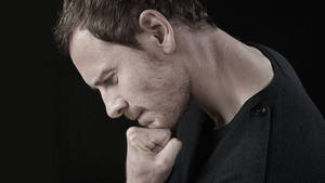 Michael Fassbender Thinking Pose Wallpaper