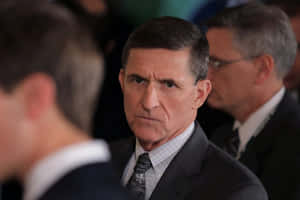 Michael Flynn Serious Glance Wallpaper