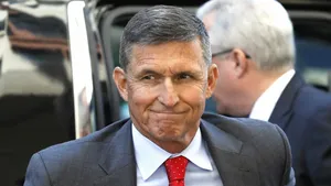 Michael Flynn Smiling Outside Vehicle Wallpaper