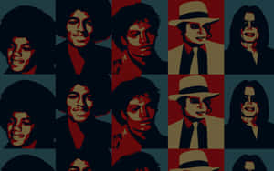 Michael Jackson In His Iconic Thriller Music Video Wallpaper