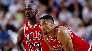 Michael Jordan And Scottie Pippen Wallpaper