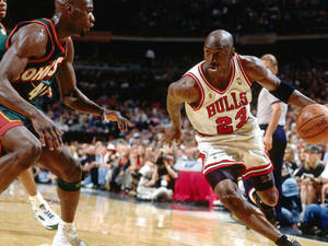 Michael Jordan Dribble Wallpaper