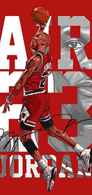 Michael Jordan Iphone Fan Art Wallpaper