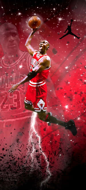 Michael Jordan Rocking The Latest Iphone Wallpaper